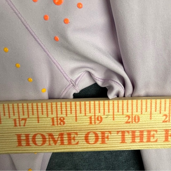 Nike Dri-FIT Lavender long sleeve top with neon studding sz L - Picture 11 of 13